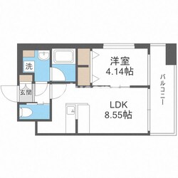 プレジオ城北の物件間取画像